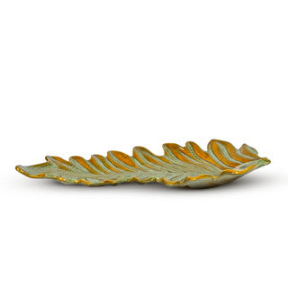 Vaso Folha De Mesa Elegante Decorativo