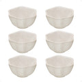 Kit de 6 unidades de cumbucas P. de cerâmica para restaurantes bowls exclusivos de alta qualidade