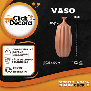 Vaso Garrafa Centro De Mesa Decorativo Moderno