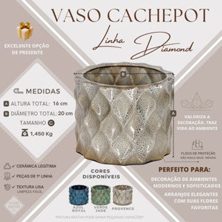 cachepô G de cerâmica para plantas decorar jardim louça decoração lançamento flores