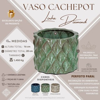 cachepô G de cerâmica para plantas decorar jardim louça decoração lançamento flores
