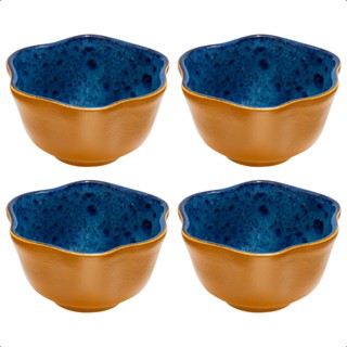 kit  bowls médio 4 unidades cerâmica tigela louça restaurante cozinha decoração exclusivo lançamento