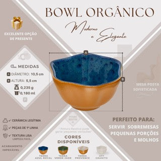 Kit de 6 unidades de cumbucas P. de cerâmica para restaurantes bowls exclusivos de alta qualidade