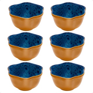 Kit cumbuca M. 6 unidades de bowls  cerâmica orgânico varias cores exclusivas louça decoração cozinha