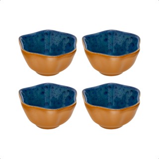 Kit 4 unidades cumbuca P. de cerâmica exclusiva bowls tijela restaurante cozinha decoração envio imediato