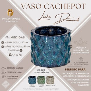 cachepô G de cerâmica para plantas decorar jardim louça decoração lançamento flores
