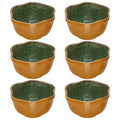 Kit de 6 unidades de cumbucas P. de cerâmica para restaurantes bowls exclusivos de alta qualidade