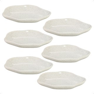 Kit 06 unidades PRATO FUNDO orgânico de cerâmica restaurante cores exclusivas decoração de luxo cozinha