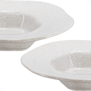 Kit 6 unidades PRATO RISOTO/MASSA cerâmica orgânica cores exclusivas  restaurante lançamento alta qualidade