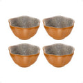 Kit 4 unidades cumbuca P. de cerâmica exclusiva bowls tijela restaurante cozinha decoração envio imediato